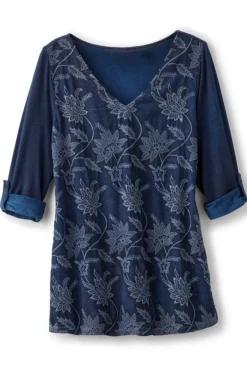 Soft Surroundings Tops|Tunics & Leggings-Kimbra Embroidered Tunic