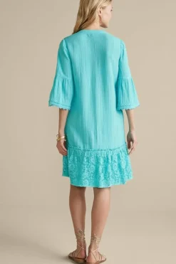 Soft Surroundings Dresses-Kiona Gauze Short Dress