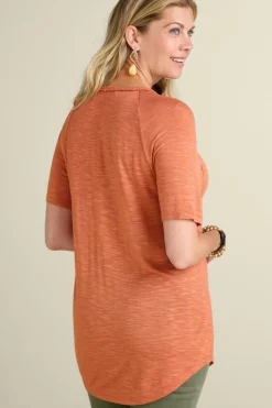 Soft Surroundings Tops-Lainey Slub Tee