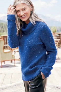 Soft Surroundings Tops|Sweaters & Cardigans-Linley Sequin Sweater
