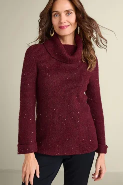 Soft Surroundings Tops|Sweaters & Cardigans-Linley Sequin Sweater