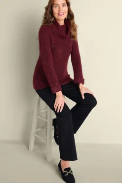 Soft Surroundings Tops|Sweaters & Cardigans-Linley Sequin Sweater