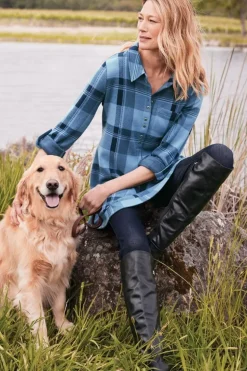 Soft Surroundings Tops-Mad About Plaid Top