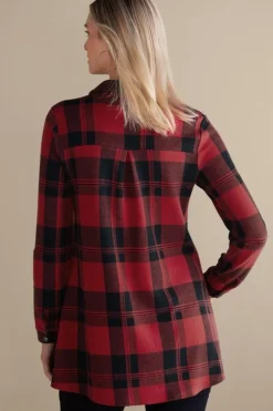 Soft Surroundings Tops-Mad About Plaid Top