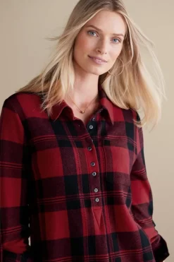 Soft Surroundings Tops-Mad About Plaid Top