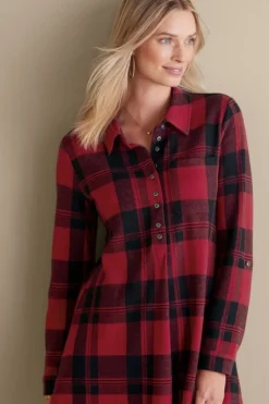 Soft Surroundings Tops-Mad About Plaid Top