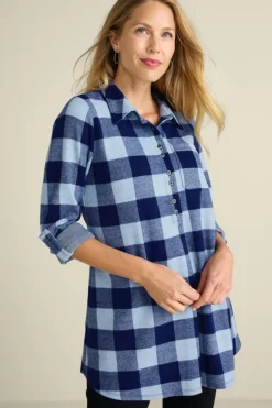Soft Surroundings Tops|Tunics & Leggings-Mad About Plaid Tunic