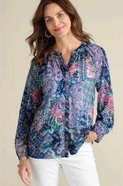 Soft Surroundings Tops-Maisie Long Sleeve Top