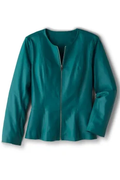 Soft Surroundings Toppers|Jackets & Coats-Marfa Leather Jacket