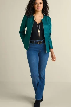 Soft Surroundings Toppers|Jackets & Coats-Marfa Leather Jacket