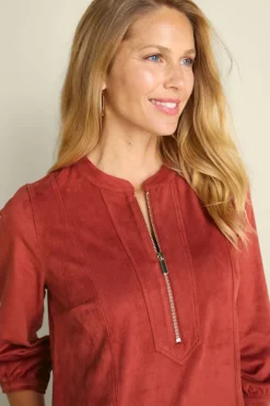 Soft Surroundings Dresses-Martine Faux Suede Dress