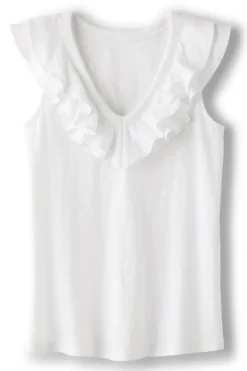 Soft Surroundings Tops-Marybeth Ruffle Tank