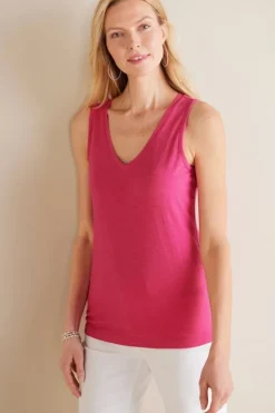 Soft Surroundings Tops-Mistral Supima Slub Tank