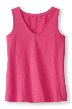 Soft Surroundings Tops-Mistral Supima Slub Tank