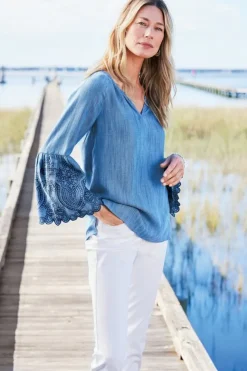 Soft Surroundings Tops-Misty Tencel™ Shirt