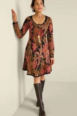 Soft Surroundings Dresses-Nelia Jacquard Sweater Dress