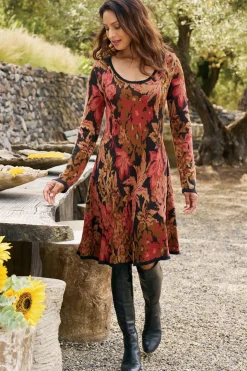 Soft Surroundings Dresses-Nelia Jacquard Sweater Dress