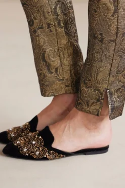 Soft Surroundings Pants-Nevina Jacquard Trouser