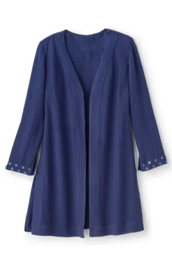 Soft Surroundings Tops|Toppers-Oceo Gauze Topper