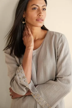 Soft Surroundings Tops|Toppers-Oceo Gauze Topper