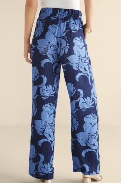 Soft Surroundings Pants-Oceo Gauze Wide-Leg Pants