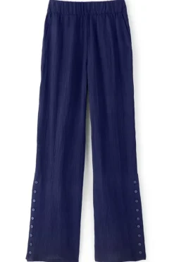Soft Surroundings Pants-Oceo Gauze Wide-Leg Pants