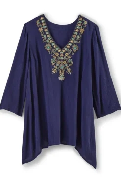 Soft Surroundings Tops-Paulina Gauze Pullover