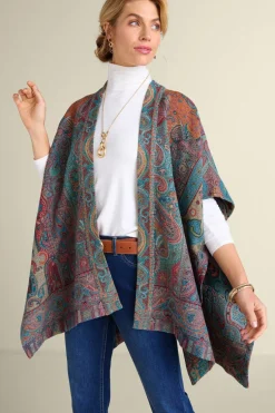 Soft Surroundings Scarves & Wraps-Rhea Woven Kimono Wrap