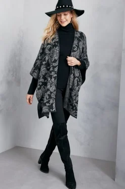 Soft Surroundings Scarves & Wraps-Rian Jacquard Ruana