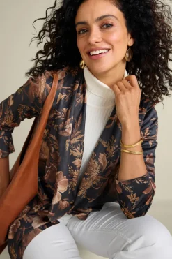 Soft Surroundings Toppers|Jackets & Coats-Shape Drape Faux Suede Jacket