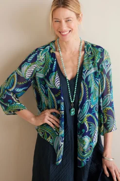 Soft Surroundings Toppers|Jackets & Coats-Silk Undercover Topper