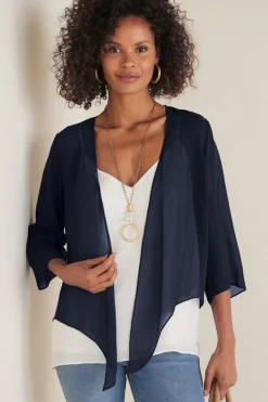 Soft Surroundings Toppers|Jackets & Coats-Silk Undercover Topper