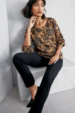 Soft Surroundings Pants-Soft Essential Ponte Slim Ankle Pants