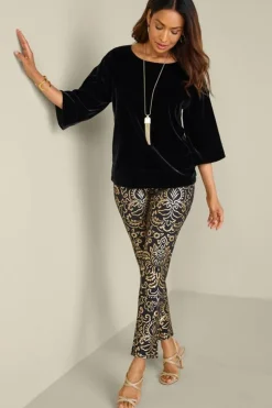 Soft Surroundings Pants-Soft Essential Ponte Slim Leg Pants