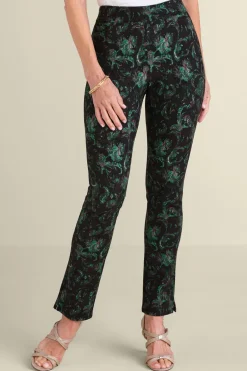 Soft Surroundings Pants-Soft Essential Ponte Slim Leg Pants