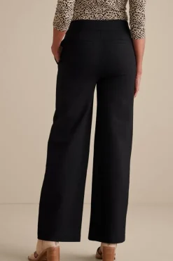 Soft Surroundings Pants-Soft Essential Ponte Wide Leg Pants