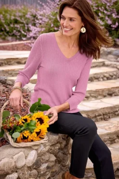 Soft Surroundings Sweaters & Cardigans-Soft Essential Ribbed Linnie Sweater