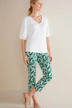 Soft Surroundings Pants-Soft Essential Superla Slim Leg Crop Pants