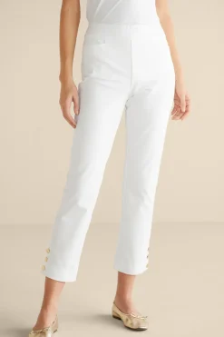 Soft Surroundings Pants-Soft Essential Superla Slim Leg Crop Pants