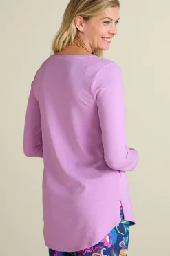 Soft Surroundings Tops-Soft Essential Supima Isabel Long Sleeve Tunic