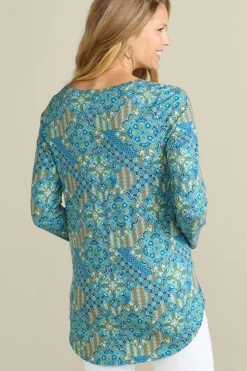 Soft Surroundings Tops-Soft Essential Supima Isabel Long Sleeve Tunic