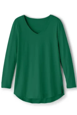 Soft Surroundings Tops-Soft Essential Supima Isabel Long Sleeve Tunic