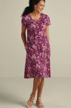 Soft Surroundings Dresses-Soft Essential Supima T-Shirt Dress