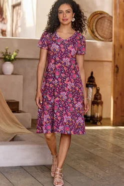 Soft Surroundings Dresses-Soft Essential Supima T-Shirt Dress
