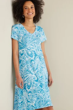 Soft Surroundings Dresses-Soft Essential Supima T-Shirt Dress