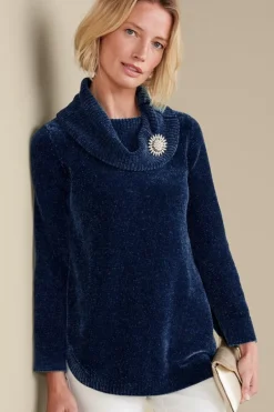 Soft Surroundings Tops|Sweaters & Cardigans-Soft Winds Chenille Tunic Sweater