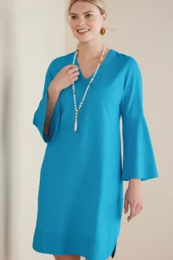 Soft Surroundings Dresses-Soleil Linen Blend Dress