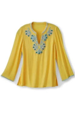 Soft Surroundings Tops-Soraya Embellished Tunic
