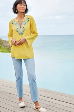 Soft Surroundings Tops-Soraya Embellished Tunic