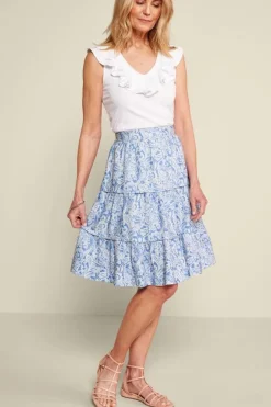 Soft Surroundings Skirts-Talisa Linen Blend Skirt